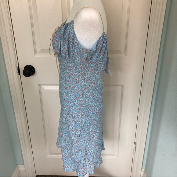 NWT Cotton Candy LA Blue Floral Dress - Picture 4 of 10